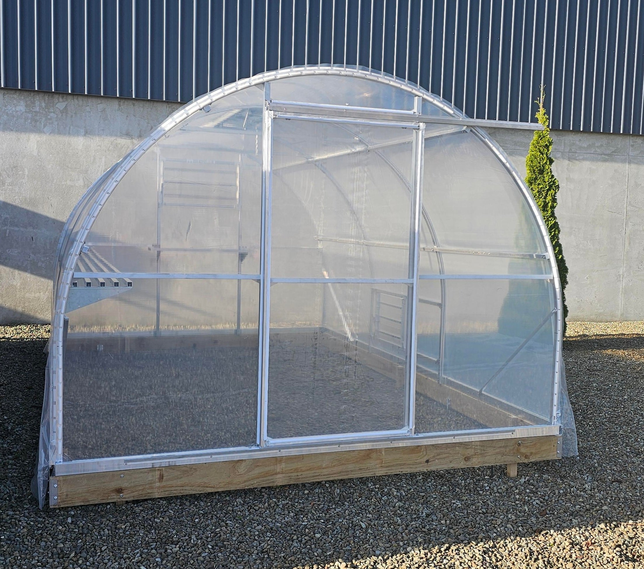 Super Width - Aluminium Framed 3m x 7.5m Tunnel House