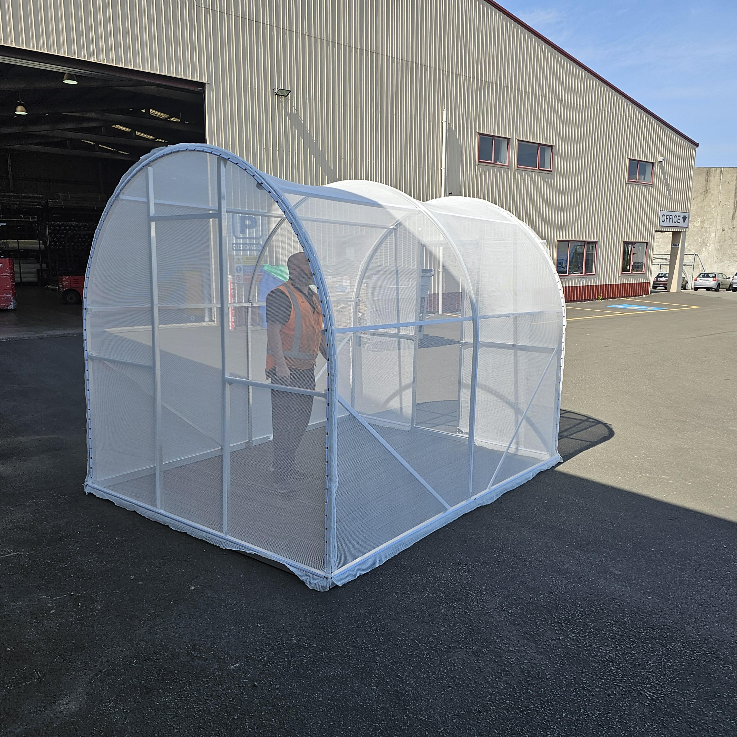 Aluminium Framed White Shade House 2.36m x 12m